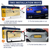 Clear License Plate Covers & Frame Holder Combo Fits Standard US Plates PC Material Unbreakable Number License Plate Protector, Pack of 2