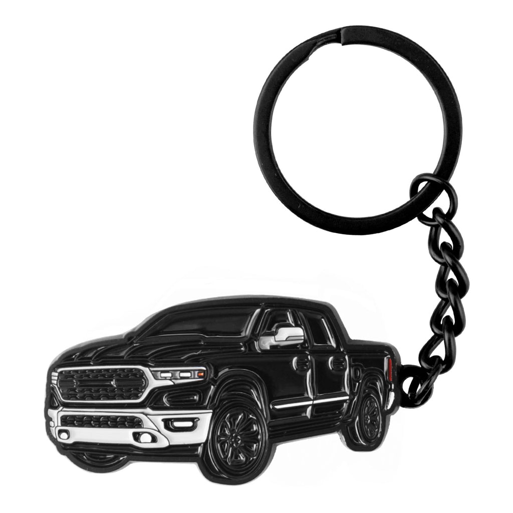 For RAM 1500 Limited Car Keychain Key Chains Pickup Truck Keyring Accessories Key Fob Emblem