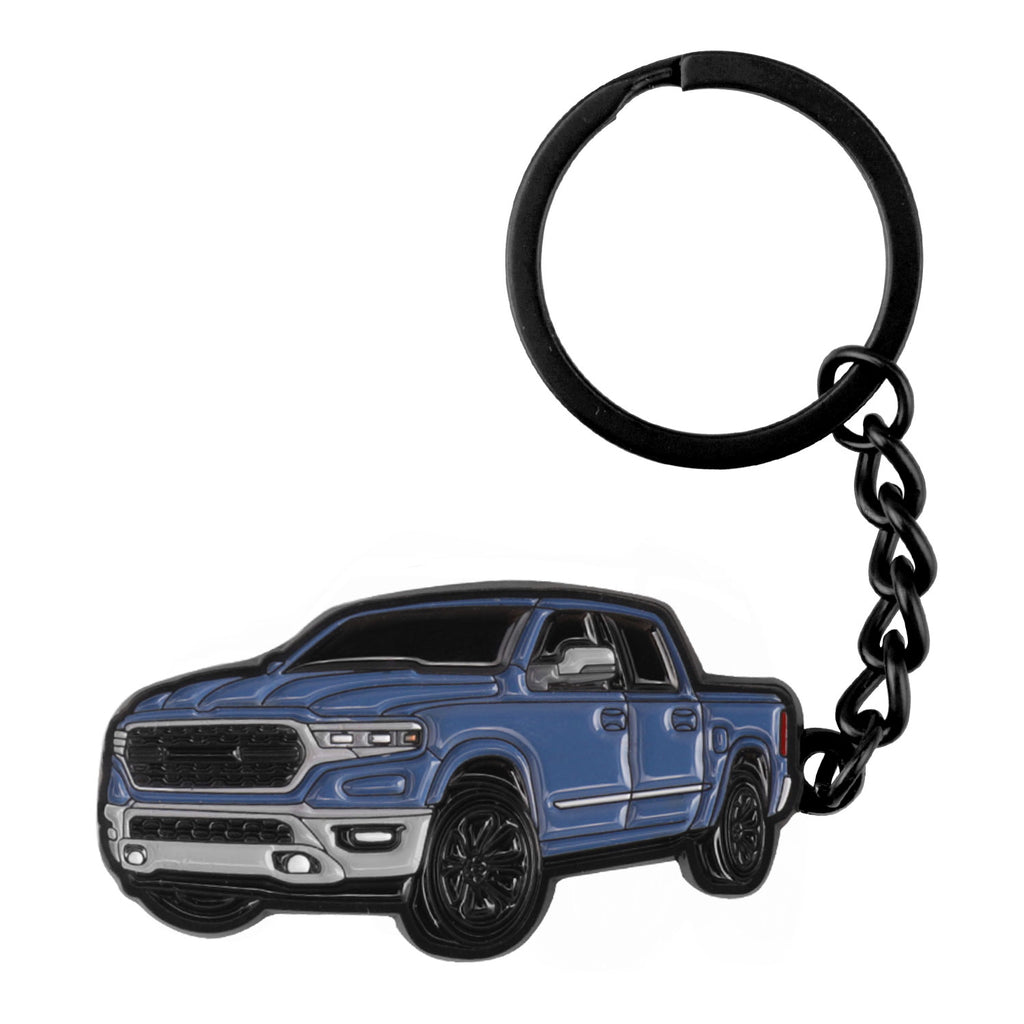 For RAM 1500 Limited Car Keychain Key Chains Pickup Truck Keyring Accessories Key Fob Emblem