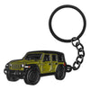 For Jeep Wrangler Rubicon 4 Door Car Keychain Key Chains Keyring Accessories Key Fob Emblem