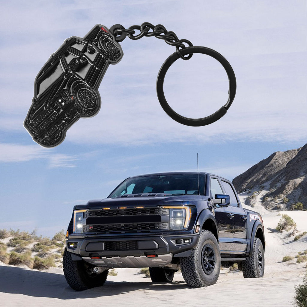 For Ford F-150 Raptor Car Keychain Key Chains Pickup Truck Keyring Accessories Key Fob Emblem