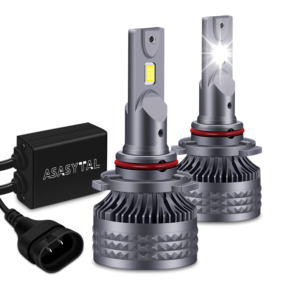 2pcs 6500K 9005 LED Headlight Bulbs Diamond White T9 Series