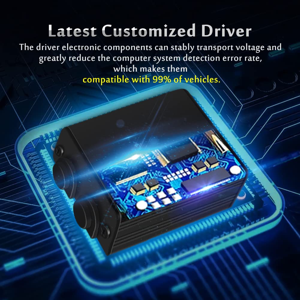 2pcs 6500K T9 9005/9006 LED Headlight Bulbs Diamond White ™