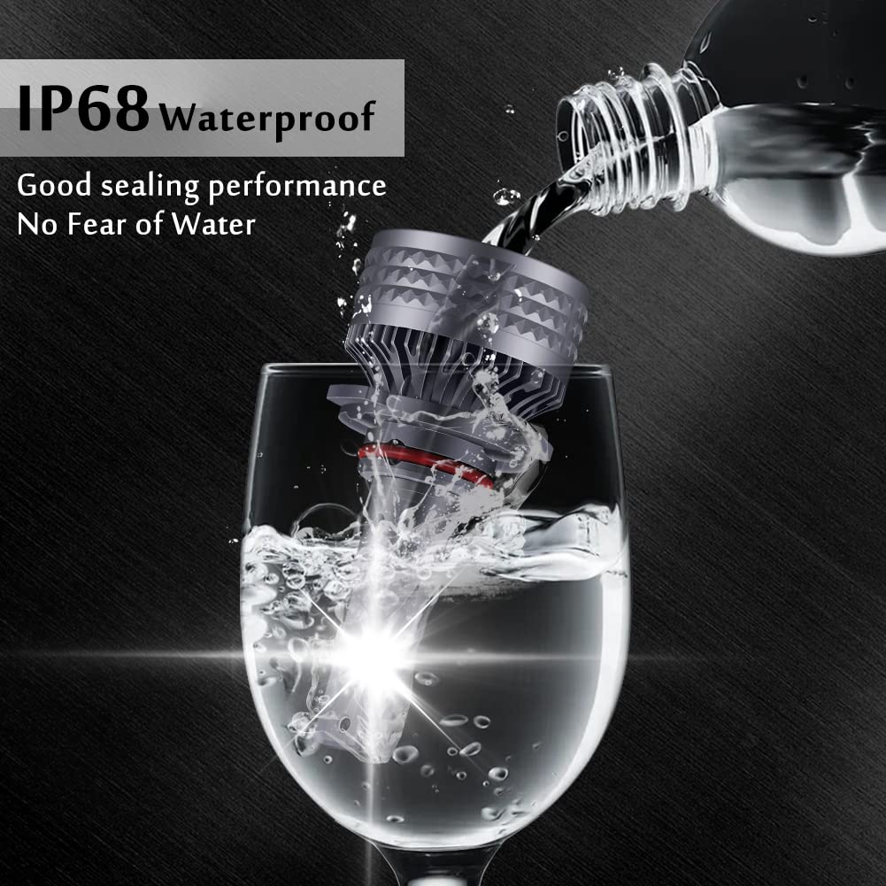2pcs 6500K 9005 LED Headlight Bulbs Diamond White T9 Series