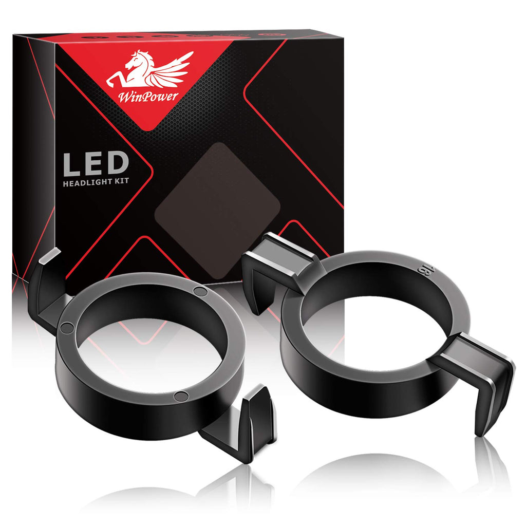 WinPower H7 Headlamp Bulb LED Base Adapter Holder Support for Mondeo, Peugeot, Citroen