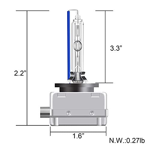 D1S Xenon HID Headlight Replacement Bulbs Ice Blue 8000K 35W ™