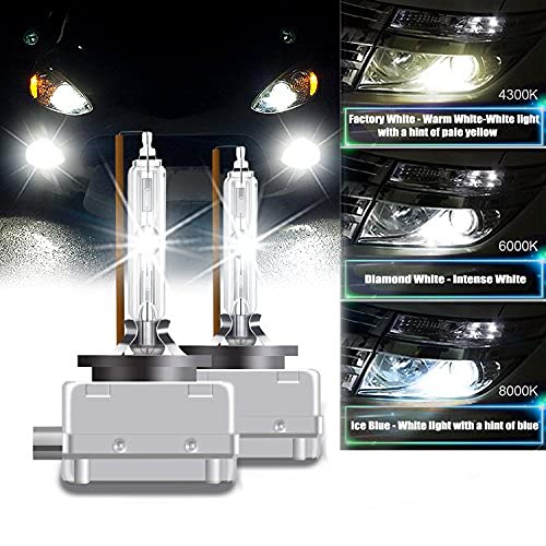 D1S Xenon HID Headlight Replacement Bulbs White 6000K 35W – winpower