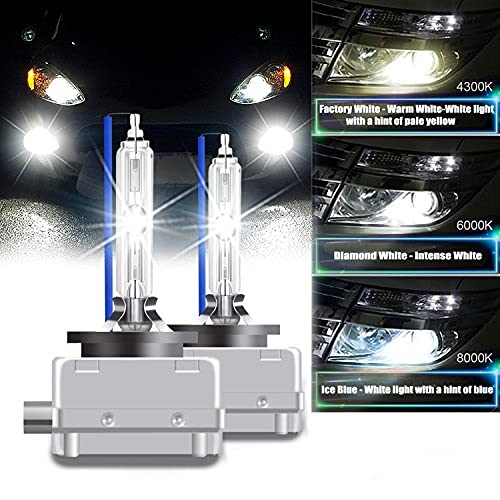 D1S Xenon HID Headlight Replacement Bulbs Ice Blue 8000K 35W ™