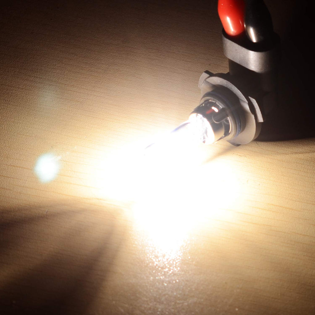 9005 high beam bulb white lights