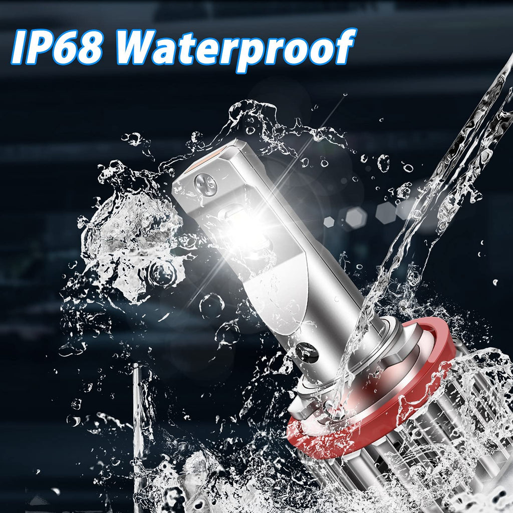 2pcs T6 H11 H8 H9 Led Headlight Bulbs Super Bright Low Beam Fog Light