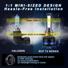 Mini-sized 6000K 9005 led headlight bulbs