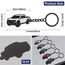 For Ford F-150 Raptor Car Keychain Key Chains Pickup Truck Keyring Accessories Key Fob Emblem