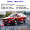 Trunk Tailgate Handle Light Upgraded Tail Door Handle LED Lights Fit for Mercedes-Benz GLA/GLB/GLC/GLE/GLS/EQA/EQB/EQC, 2 Pack