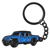 For Jeep Gladiator Car Keychain Key Chains Keyring Accessories Key Fob Emblem