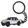 For Jeep Gladiator Car Keychain Key Chains Keyring Accessories Key Fob Emblem