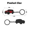 For Jeep Wrangler Rubicon 4 Door Car Keychain Key Chains Keyring Accessories Key Fob Emblem