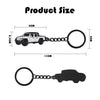 For Jeep Gladiator Car Keychain Key Chains Keyring Accessories Key Fob Emblem