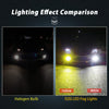 9005 9006 HB3 HB4 H10 LED Fog Light Bulbs Dual Color 3000K Yellow & 6000K White Fog Lamps