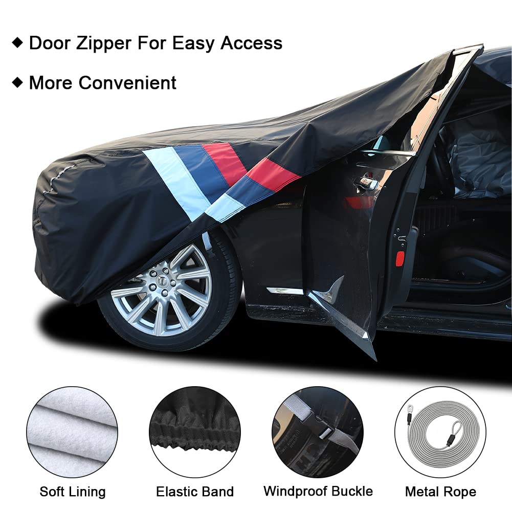 Waterproof Car Cover for Peugeot 208 208 GT Line 2020 2021 2022, Car Cover  Outdoor, Breathable Large, Full Car Cover, High Stretch Sun UV Resistent  Oxford With Zipper (Color : 2, Size : Single layer : :  Automotive
