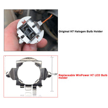 H7 Headlamp LED Bulbs Base Adapter Holder for Camry/Ford/Benz/VW/Volvo/Nissan/Skoda/Opel
