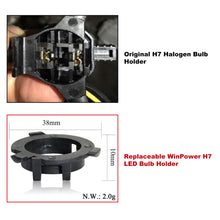 WinPower for Kia, Hyundai, Mitsubishi H7 Headlamp LED Bulbs Base Adapter Holder Support