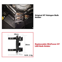 WinPower H7 Headlamp LED Bulbs Base Adapter Holder Support for Land Rover, Ford Focus 2017, Fita 500