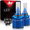 2 Pairs 9005+H11 Combo LED High Low Beam Headlight Bulbs 6000K Cool White A3 Mini Size CSP Chips