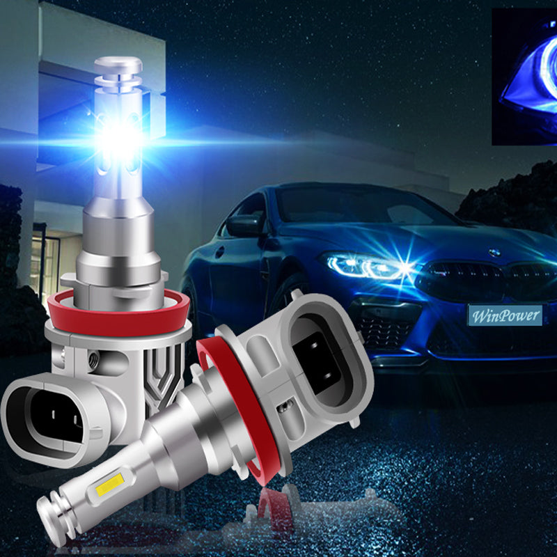 Winpower 360-Degree H8 Angel Eyes LED Headlight Bulbs 8000K Ice blue for BMW  E90 E91 E60 E70 – winpower