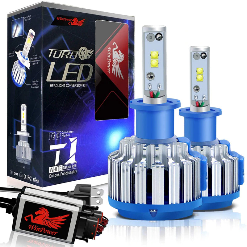 WinPower H3 Headlight Bulb LED CREE 70W 6000K 7200LM Cool White Conversion  Kit, Canbus-2 – winpower