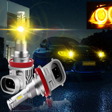 WinPower H8 Angel Eyes LED Headlight Bulbs 3000K Yellow for BMW E92 E90 E60 E61 E70