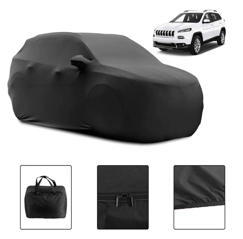 198-210 inch Indoor Car Cover SUV Velvet Stretch Full Car Covers