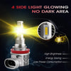 WinPower H8 Angel Eyes LED Headlight Bulbs 3000K Yellow for BMW E92 E90 E60 E61 E70