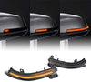 Turn Signal Mirror LED Smoked Compatible with BMW 1/2/3/4 Series