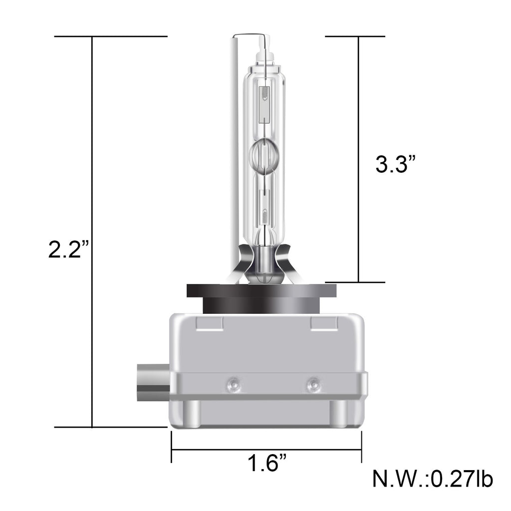D1S D1R Xenon HID Headlight Replacement Bulbs White 6000K 35W ™