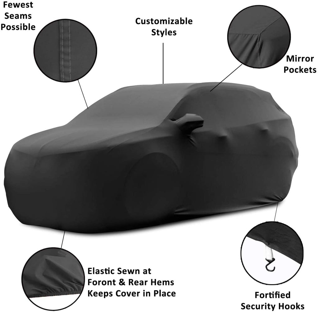 198-210 inch Indoor Car Cover SUV Velvet Stretch Full Car Covers for U –  winpower