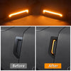 Amber LED Turn Signal Lights Side Marker Lighting for 2021 2022 Ford Bronco Sport