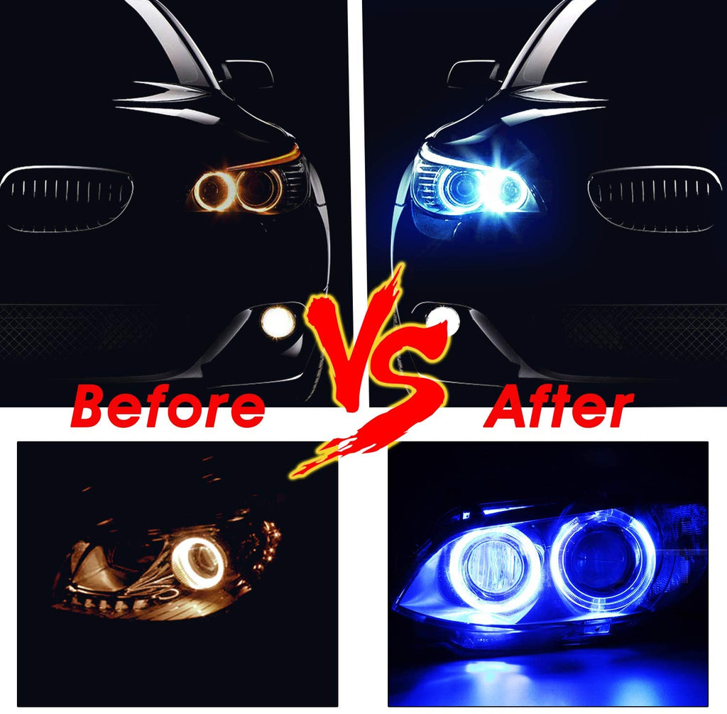 HPB 240 Watt Total Output H8 BMW Cree LED Angel Eye Upgrade BMW E90 / E92 /  E82