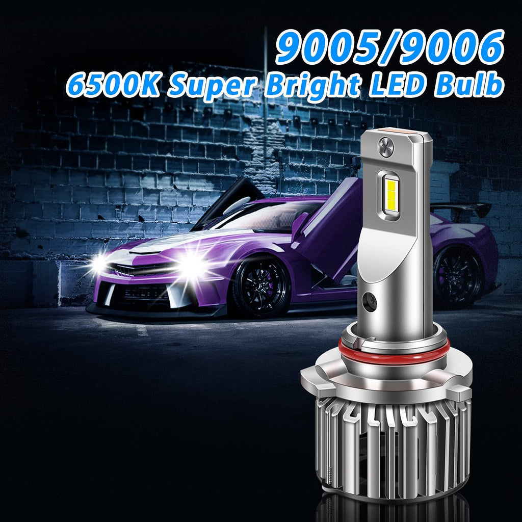 T6 6500K 9005 HB3 / 9006 HB4 Led Headlight Bulbs Super Bright