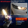 WinPower 5500K 9012 55W Halogen Headlight Bulbs HIR2, 2pcs