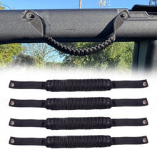 4pcs Paracord Wrapped Roll Bar Grab Handles - 2021+ Ford Bronco 2 / 4 DOOR