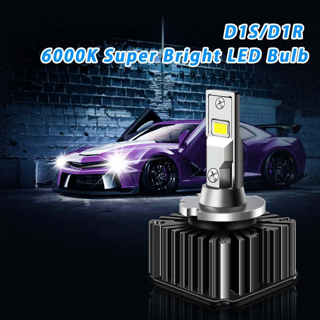 D1S LED Bulb 35W 6000K Super Bright, Pack of 2