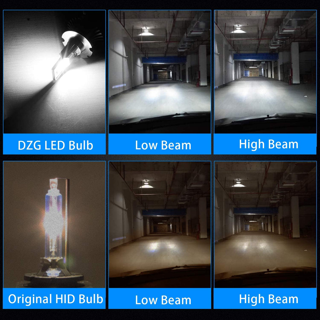 D2S D2R Hi/lo Beam LED Headlight Xenon Bulb