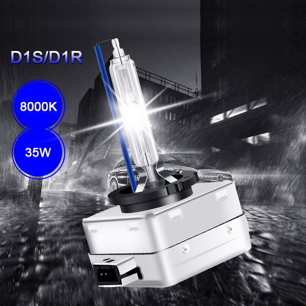 D1S Xenon HID Headlight Replacement Bulbs Ice Blue 8000K 35W
