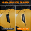 White&Yellow LED Side Marker Lights for Ford Bronco
