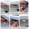 Error Free Rear LED Number Plate License Lights for Volkswagen Pa-ssat/Golf/Jetta/Polo/New Beetle/Tou-ran/Touareg