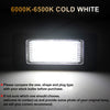 Error Free Rear LED Number Plate License Lights for Volkswagen Pa-ssat/Golf/Jetta/Polo/New Beetle/Tou-ran/Touareg