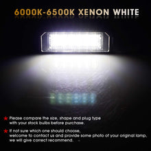 For Volkswagen Golf/Polo/Phaeton/New Beetle LED Rear Number License Plate Lights