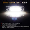 For Volkswagen Caddy Golf Jetta Passat Touran Skoda LED Number License Plate Lights Assembly Error Free