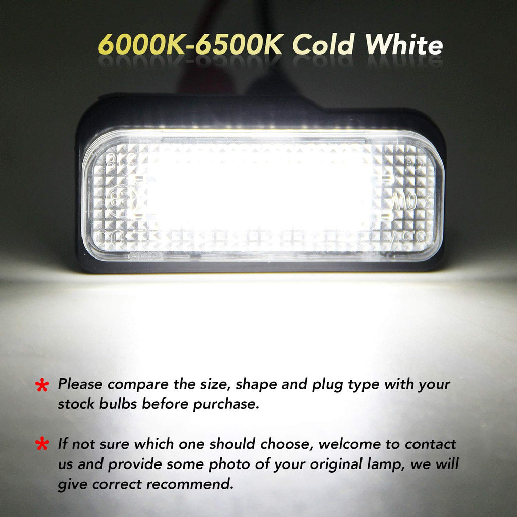 thumbnail image 2 of Argo Canbus Error Free LED Number Plate Lights For Mercedes SLK R171 – 39mm Festoon 2 of 6
