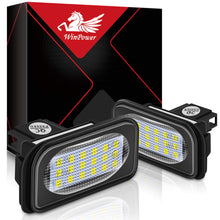 LED License Plate Lights bulbs for Mercedes-Benz C-Class, E-Class, CLS-Class, SLK-Class